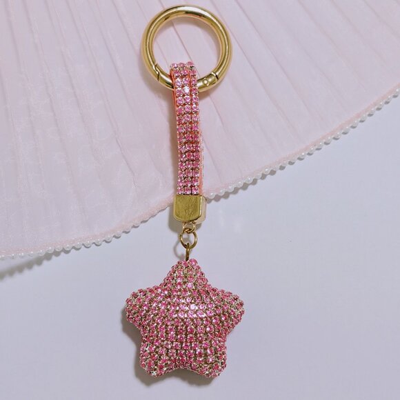 Rhinestone Bag Charm/Keychain - Picture 3 of 13